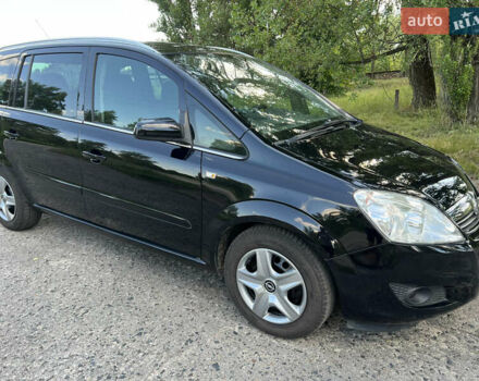 Черный Опель Зафира, объемом двигателя 1.6 л и пробегом 227 тыс. км за 6300 $, фото 6 на Automoto.ua