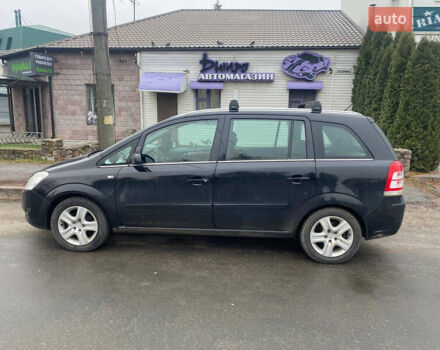 Черный Опель Зафира, объемом двигателя 1.8 л и пробегом 220 тыс. км за 6200 $, фото 3 на Automoto.ua