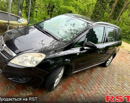 Черный Опель Зафира, объемом двигателя 1.7 л и пробегом 313 тыс. км за 6300 $, фото 4 на Automoto.ua