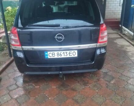 Черный Опель Зафира, объемом двигателя 1.91 л и пробегом 226 тыс. км за 6300 $, фото 5 на Automoto.ua