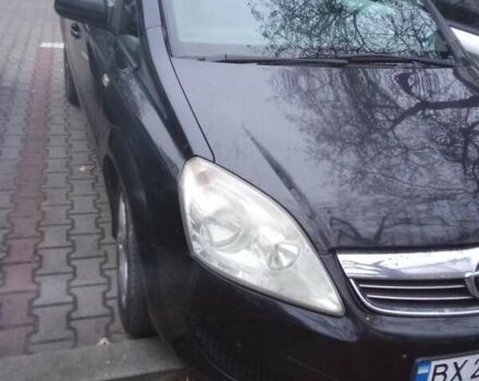 Черный Опель Зафира, объемом двигателя 1.69 л и пробегом 237 тыс. км за 4800 $, фото 1 на Automoto.ua