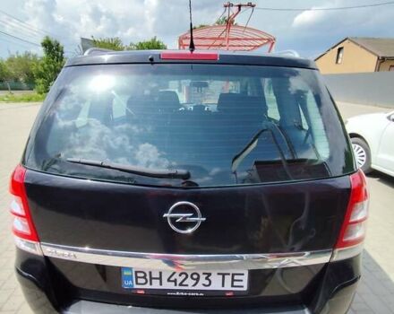 Черный Опель Зафира, объемом двигателя 1.6 л и пробегом 230 тыс. км за 5000 $, фото 8 на Automoto.ua