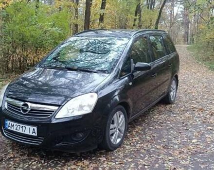 Черный Опель Зафира, объемом двигателя 1.69 л и пробегом 290 тыс. км за 6499 $, фото 5 на Automoto.ua