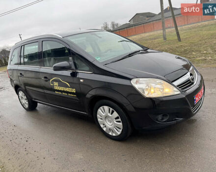 Черный Опель Зафира, объемом двигателя 1.6 л и пробегом 198 тыс. км за 6300 $, фото 35 на Automoto.ua