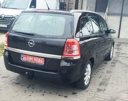 Черный Опель Зафира, объемом двигателя 1.6 л и пробегом 260 тыс. км за 6200 $, фото 6 на Automoto.ua