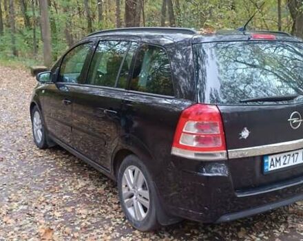 Черный Опель Зафира, объемом двигателя 1.69 л и пробегом 290 тыс. км за 6499 $, фото 10 на Automoto.ua