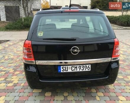 Черный Опель Зафира, объемом двигателя 1.6 л и пробегом 121 тыс. км за 6999 $, фото 5 на Automoto.ua