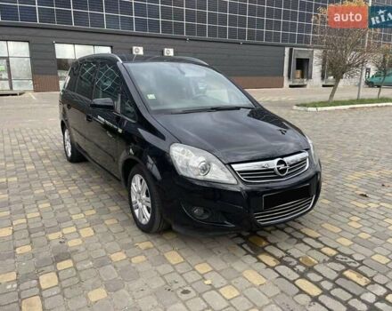 Черный Опель Зафира, объемом двигателя 1.6 л и пробегом 205 тыс. км за 6900 $, фото 13 на Automoto.ua