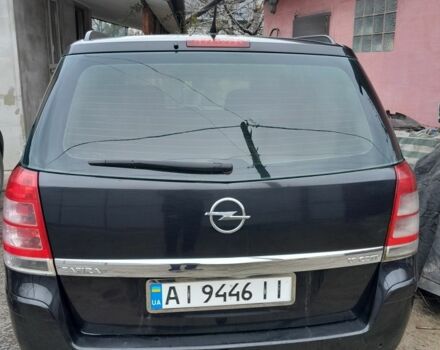 Черный Опель Зафира, объемом двигателя 1.9 л и пробегом 395 тыс. км за 6519 $, фото 1 на Automoto.ua