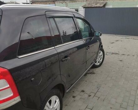 Черный Опель Зафира, объемом двигателя 1.8 л и пробегом 242 тыс. км за 7300 $, фото 4 на Automoto.ua