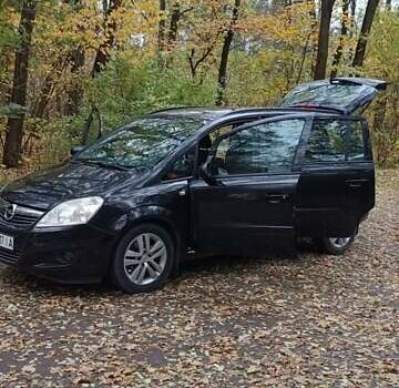 Черный Опель Зафира, объемом двигателя 1.69 л и пробегом 290 тыс. км за 6499 $, фото 32 на Automoto.ua