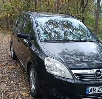 Черный Опель Зафира, объемом двигателя 1.69 л и пробегом 290 тыс. км за 6499 $, фото 7 на Automoto.ua