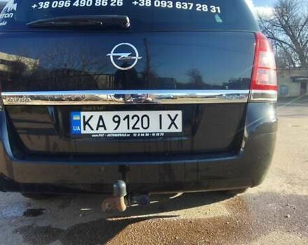 Черный Опель Зафира, объемом двигателя 1.6 л и пробегом 220 тыс. км за 7200 $, фото 35 на Automoto.ua