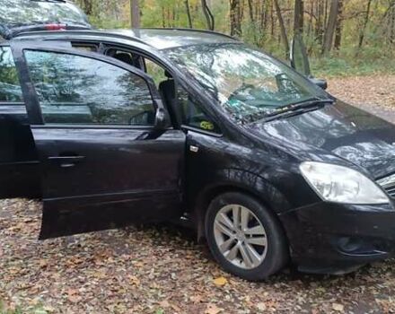 Черный Опель Зафира, объемом двигателя 1.69 л и пробегом 290 тыс. км за 6499 $, фото 30 на Automoto.ua