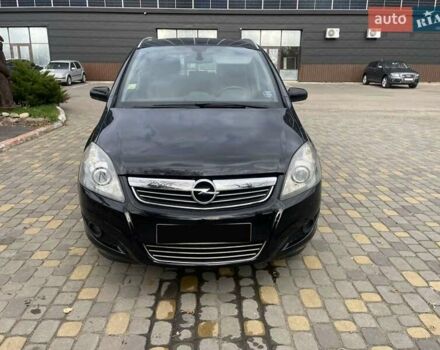 Черный Опель Зафира, объемом двигателя 1.6 л и пробегом 205 тыс. км за 6900 $, фото 11 на Automoto.ua
