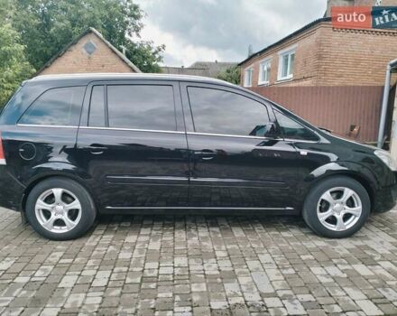 Черный Опель Зафира, объемом двигателя 1.8 л и пробегом 171 тыс. км за 5800 $, фото 6 на Automoto.ua