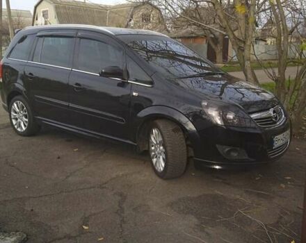 Черный Опель Зафира, объемом двигателя 1.6 л и пробегом 211 тыс. км за 8000 $, фото 8 на Automoto.ua