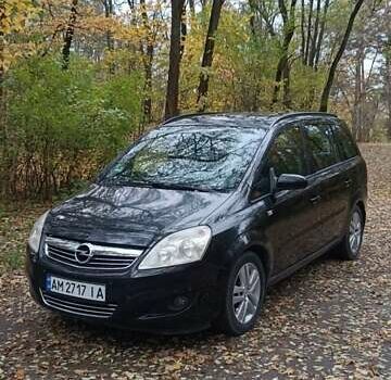 Черный Опель Зафира, объемом двигателя 1.69 л и пробегом 290 тыс. км за 6499 $, фото 6 на Automoto.ua
