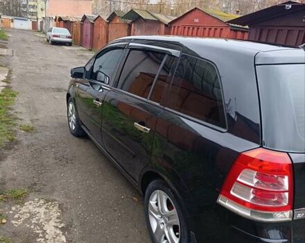 Черный Опель Зафира, объемом двигателя 1.69 л и пробегом 263 тыс. км за 6500 $, фото 3 на Automoto.ua