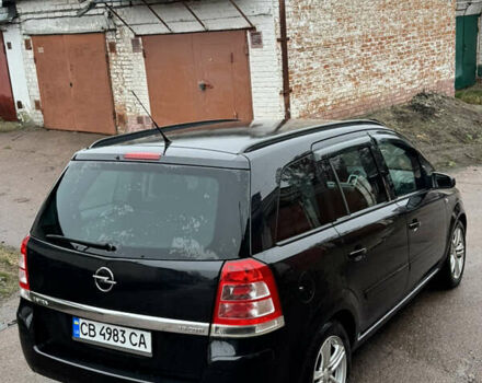Черный Опель Зафира, объемом двигателя 1.9 л и пробегом 266 тыс. км за 5999 $, фото 5 на Automoto.ua