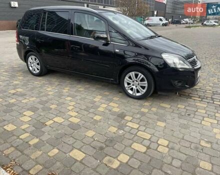 Черный Опель Зафира, объемом двигателя 1.6 л и пробегом 205 тыс. км за 6900 $, фото 2 на Automoto.ua