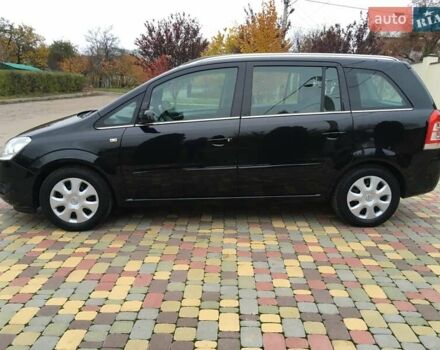 Черный Опель Зафира, объемом двигателя 1.6 л и пробегом 121 тыс. км за 6999 $, фото 3 на Automoto.ua