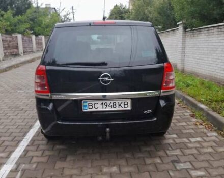 Черный Опель Зафира, объемом двигателя 1.7 л и пробегом 260 тыс. км за 5700 $, фото 2 на Automoto.ua