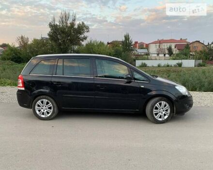 Черный Опель Зафира, объемом двигателя 1.8 л и пробегом 198 тыс. км за 6900 $, фото 6 на Automoto.ua