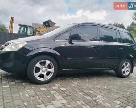 Черный Опель Зафира, объемом двигателя 1.8 л и пробегом 171 тыс. км за 5800 $, фото 1 на Automoto.ua