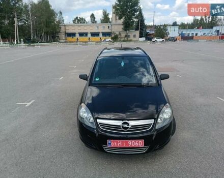Черный Опель Зафира, объемом двигателя 1.6 л и пробегом 260 тыс. км за 5800 $, фото 3 на Automoto.ua