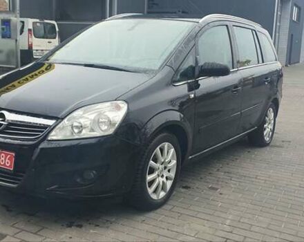 Черный Опель Зафира, объемом двигателя 1.6 л и пробегом 260 тыс. км за 6200 $, фото 4 на Automoto.ua
