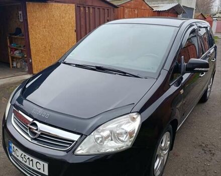 Черный Опель Зафира, объемом двигателя 1.69 л и пробегом 263 тыс. км за 6500 $, фото 2 на Automoto.ua