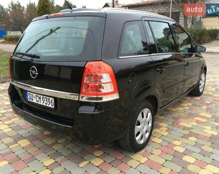 Черный Опель Зафира, объемом двигателя 1.6 л и пробегом 121 тыс. км за 6999 $, фото 6 на Automoto.ua