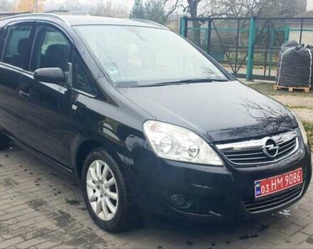 Черный Опель Зафира, объемом двигателя 1.6 л и пробегом 260 тыс. км за 6200 $, фото 5 на Automoto.ua