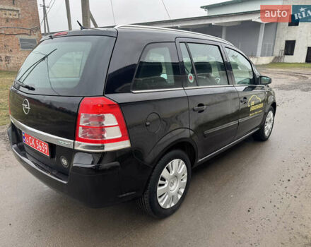 Черный Опель Зафира, объемом двигателя 1.6 л и пробегом 198 тыс. км за 6300 $, фото 34 на Automoto.ua