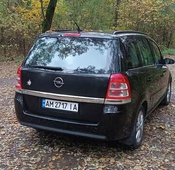 Черный Опель Зафира, объемом двигателя 1.69 л и пробегом 290 тыс. км за 6499 $, фото 8 на Automoto.ua