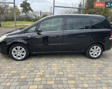 Черный Опель Зафира, объемом двигателя 1.6 л и пробегом 205 тыс. км за 6900 $, фото 7 на Automoto.ua