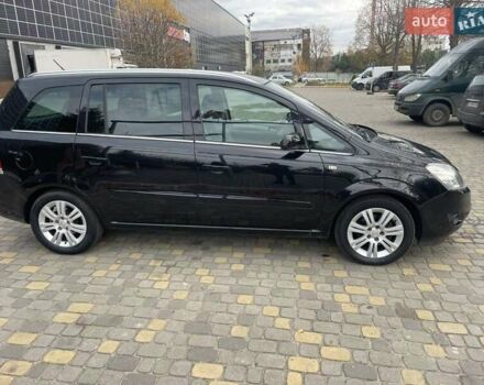 Черный Опель Зафира, объемом двигателя 1.6 л и пробегом 205 тыс. км за 6900 $, фото 9 на Automoto.ua