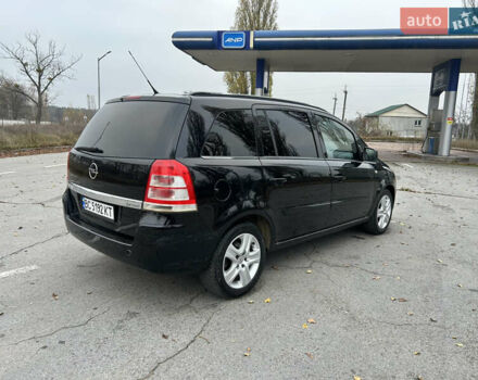 Черный Опель Зафира, объемом двигателя 1.91 л и пробегом 278 тыс. км за 6400 $, фото 20 на Automoto.ua