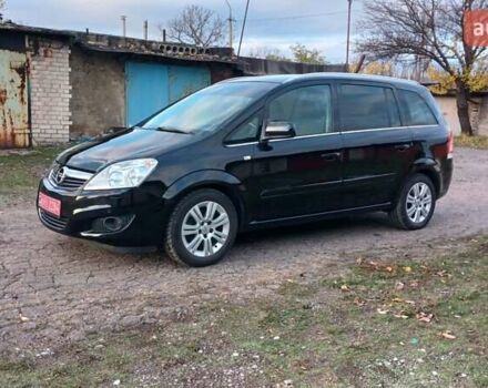 Черный Опель Зафира, объемом двигателя 1.6 л и пробегом 225 тыс. км за 6700 $, фото 11 на Automoto.ua