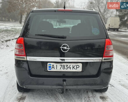Черный Опель Зафира, объемом двигателя 1.7 л и пробегом 244 тыс. км за 7499 $, фото 49 на Automoto.ua