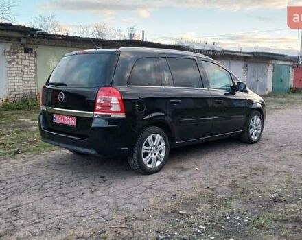 Черный Опель Зафира, объемом двигателя 1.6 л и пробегом 225 тыс. км за 6700 $, фото 9 на Automoto.ua