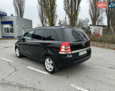 Черный Опель Зафира, объемом двигателя 1.91 л и пробегом 278 тыс. км за 6400 $, фото 18 на Automoto.ua