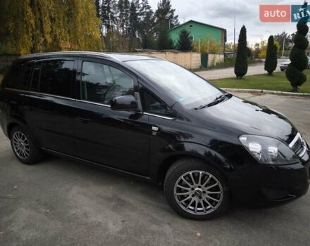 Черный Опель Зафира, объемом двигателя 1.7 л и пробегом 230 тыс. км за 7400 $, фото 2 на Automoto.ua