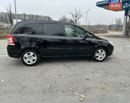 Черный Опель Зафира, объемом двигателя 1.91 л и пробегом 278 тыс. км за 6400 $, фото 21 на Automoto.ua