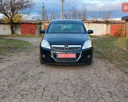 Черный Опель Зафира, объемом двигателя 1.6 л и пробегом 225 тыс. км за 6700 $, фото 8 на Automoto.ua