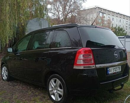 Черный Опель Зафира, объемом двигателя 1.6 л и пробегом 220 тыс. км за 7000 $, фото 7 на Automoto.ua