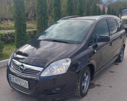 Черный Опель Зафира, объемом двигателя 1.7 л и пробегом 305 тыс. км за 7000 $, фото 2 на Automoto.ua