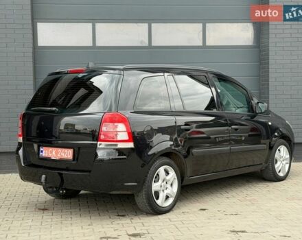 Черный Опель Зафира, объемом двигателя 1.8 л и пробегом 180 тыс. км за 6200 $, фото 5 на Automoto.ua