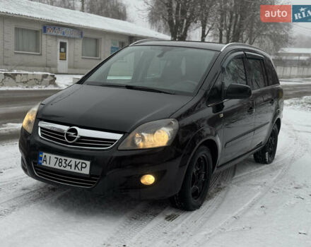 Черный Опель Зафира, объемом двигателя 1.7 л и пробегом 244 тыс. км за 7499 $, фото 23 на Automoto.ua